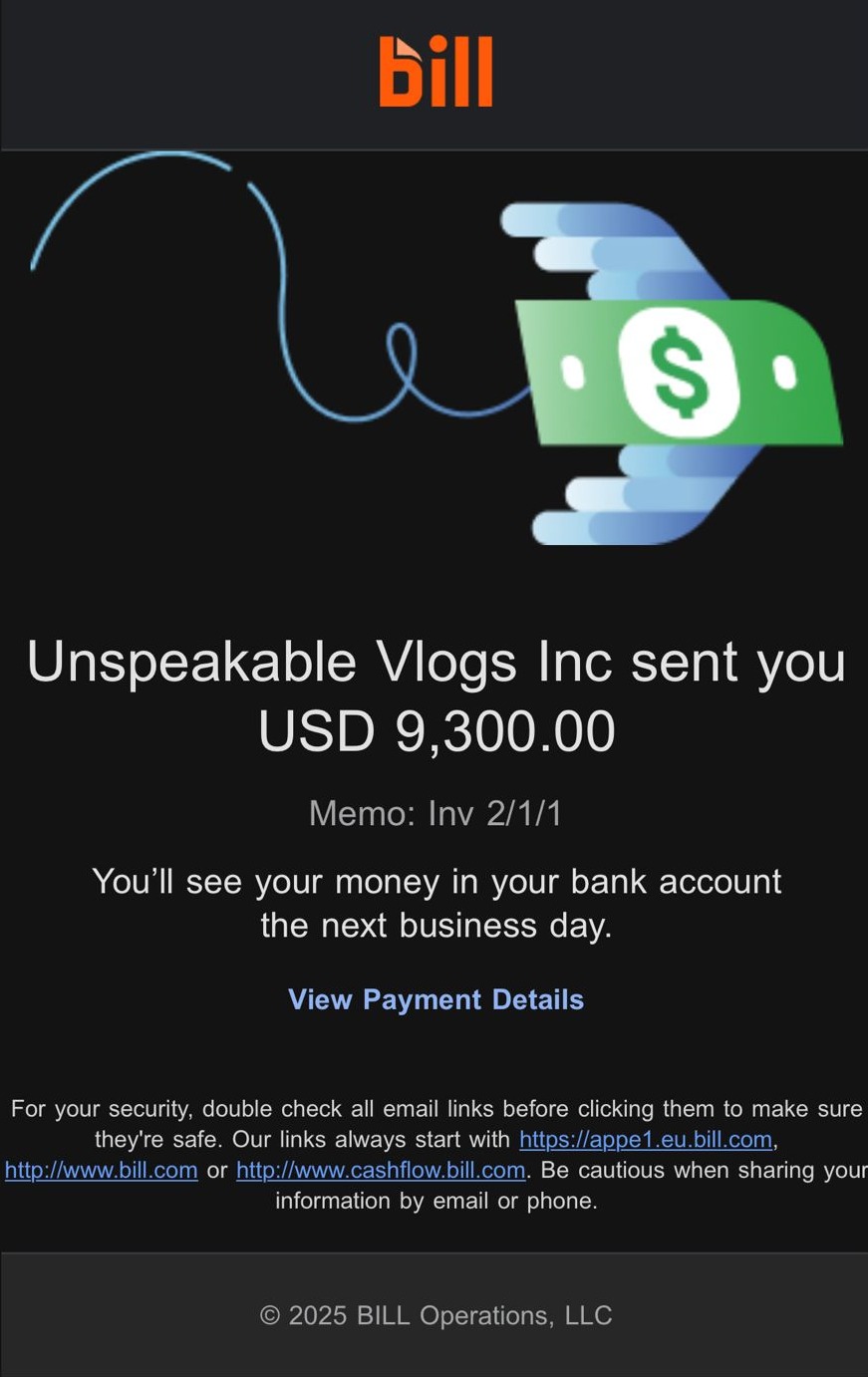 Payment Screenshot